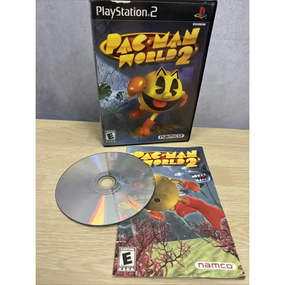 Sony PlayStation 2 Pac Man World 2 CIB Black Label Complete w/ Manual